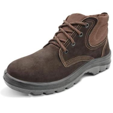 Imagem de Botina De Segurança Biqueira de PVC Cartom CA41335 Couro Nobuck Casual