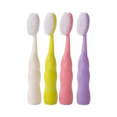 Imagem de Escova De Dentes Grande Com Cerdas Macias E Cabeça Larga, 1/2/4 Peças 