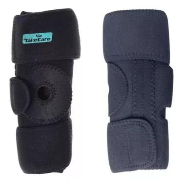 Imagem de Joelheira Ajustável Neoprene Entorses Lesões Ligamentos - Take Care