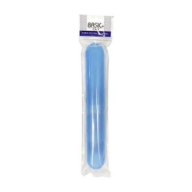 Imagem de Porta Escova de Dentes Higiênico Azul Basic+ Care Plástico