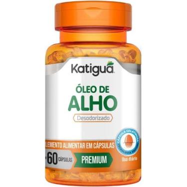 Imagem de Óleo de Alho Desodorizado 500mg Katiguá 60 cápsulas - KATIGUA