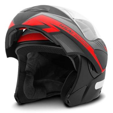 Imagem de Capacete Moto Escamoteável Robocop Articulado Pro Tork V-Pro Jet 3, VE