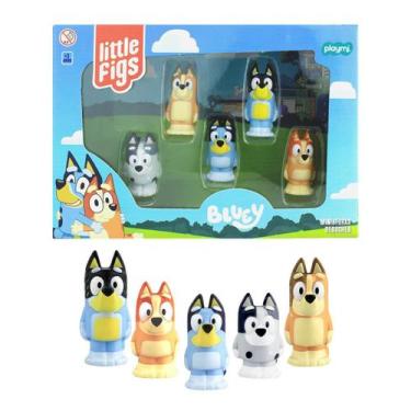 Imagem de Miniaturas Bluey Dedoches de Vinil Fantoches de Dedo - Cardoso Toys, 1