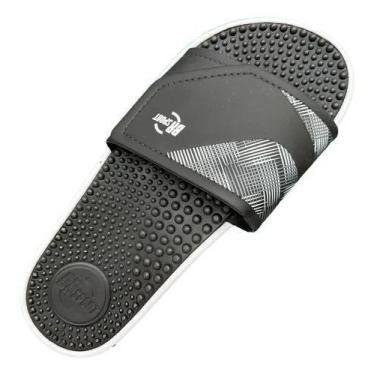 Imagem de Chinelo Slide Masculino Br Sports 2254.128 Sola Massageadora, Preto, 3