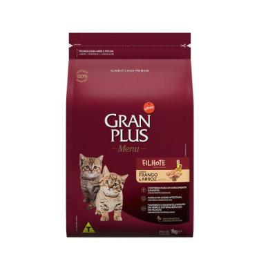 Imagem de Ração Gran Plus Menu para Gatos Filhotes Sabor Frango e Arroz - GranPl