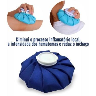 Imagem de 2 Bolsas De Gelo Joelho Compressa Termica Pequena 200ml 22cm