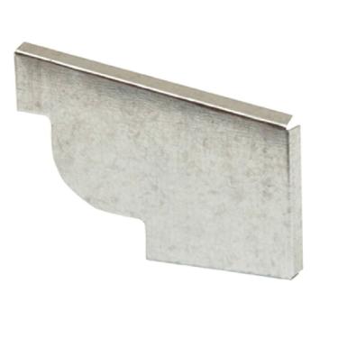 Imagem de Cabeceira para Calha Pluvial Moldura C.33 Direita em Aço Galvanizado Inox 878 Calha Forte