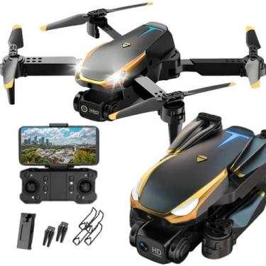 Imagem de Drone Tesla model 2 câmeras suporte Full HD sensor de obstáculo cenas 