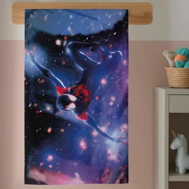 Imagem de Toalha Infantil Algodão Estampa Super Herói Menino Aranha Para Criança