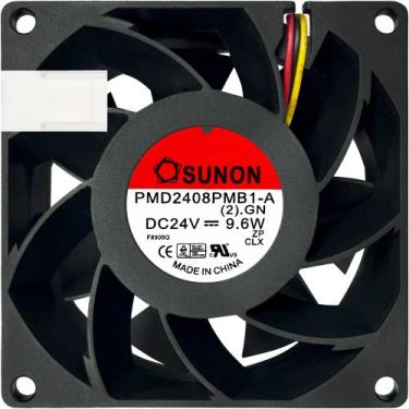 Imagem de Cooler PMD2408PMB1-A 24V 9.6W 0.40A 3L 3P 80X80X38MM B2 - Sunon