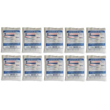 Imagem de Compressa De Gaze Esteril 13 Fios Nobre (10 Pacotes C/10)