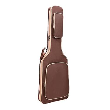 Imagem de Estojo de guitarra elétrica Acessórios Guitarra Alças de ajustáveis Estojo de para, CAFÉ