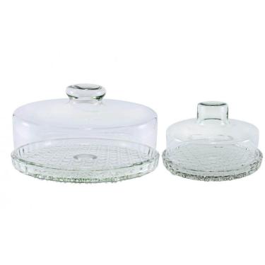 Imagem de Kit Boleira Vidro e Queijeira Colonial Grande Mistral