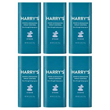 Imagem de Harry's Antitranspirante extraforte – antitranspirante antiodor e controle de suor aprimorado para homens – Pedra (6 unidades)