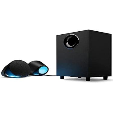Imagem de Caixa de som Logitech G560 com RGB LIGHTSYNC, Sistema 2.1 e Conexão Bluetooth, USB ou 3,5mm