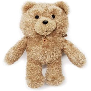 Imagem de SGVAHY Capa peluda para AirPods, desenho 3D, engraçado, fofo, de pelúcia, macia, quente, fofa, capa protetora com chaveiro, kawaii, antiqueda, capa protetora feminina (urso cáqui, AirPods 3)