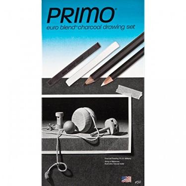 Imagem de General Pencil Lápis de carvão Primo - caixa com doze macios 3B