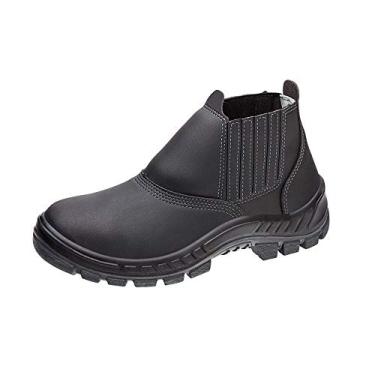 Imagem de Bota De Segurança Preta Com Elástico Couro Preto 11Sfb48 Safety Flex - 43