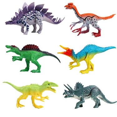 FLORMOON Brinquedo Do dinossauro Realista Tiranossauro Rex Dinossauro  Clássico Figuras De Dinossauros de Plástico Decoração Do Bolo de  Aniversário