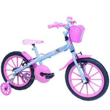 Imagem de Bicicleta Infantil Feminina Aro 16 Princesas Para Meninas - Vsp Kids