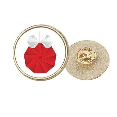 Imagem de mas Origa Clip de broche de metal dourado com padrão de decoração, Medium, não aplicar