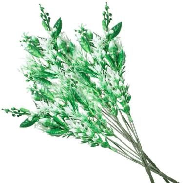 Imagem de 1 Ramo Decoração Arranjo Planta Artificial 5 Galhos Cada 40cm