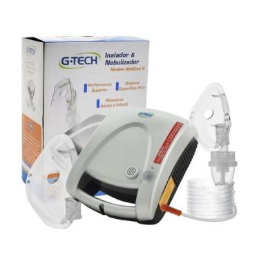 Imagem de Nebulizador Adulto E Infantil Superflow Plus G-Tech Prata