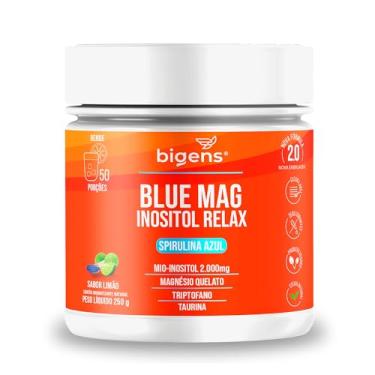 Imagem de Blue Mag Inositol Relax, Spirulina Azul, Sabor Limão, Bigens (250 g)