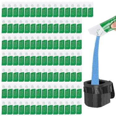 Imagem de Siewl Gel em pó absorvente de vaso sanitário, gel de cocô para acampamento, urina em pó para sacos de penico, tratamento desodorizante para acampamento ao ar livre, caminhadas, vaso sanitário de