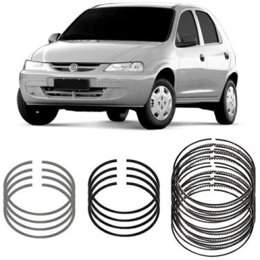 Imagem de Jogo Anel Segmento 0.50 Chevrolet Celta 1.0 2001 a 2002 Metal Leve