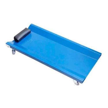 Imagem de Carrinho Esteira P/ Mecanico Azul Fercar