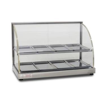 Imagem de Estufa Vitrine Curva Dupla para Salgado 8 Bandejas W8BD Titã - Tita, 1