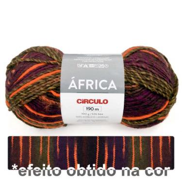 Imagem de Lã África Círculo 100g 190 Metros - Circulo, 9429 Deserto