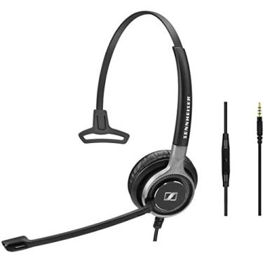 Imagem de Sennheiser SC 635 (507253) - Fone de ouvido empresarial unilateral | Para celular e tablet | com som HD e microfone com cancelamento de ruído (Preto)