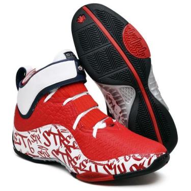 Imagem de Tênis Basquete Masculino Impact Six Street Vermelho, Vermelho, Masculi