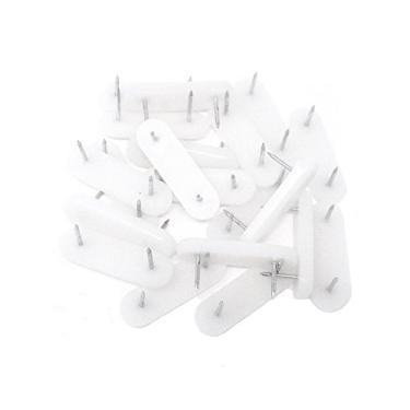 Imagem de Honbay 20 pçs Pinos de Plástico Cabeça Dupla Pinos de Pinos de Pino de Fixação Pinos de Pés de Cadeira de Pés Pés Pregos - Apenas para Produtos de Madeira