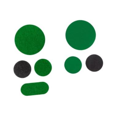 Imagem de menolana 7x adesivos de pano de mesa de bilhar, protetor de reparo de manutenção de toalha de mesa, manchas de sinuca preto/verde reparação adesivos de buraco