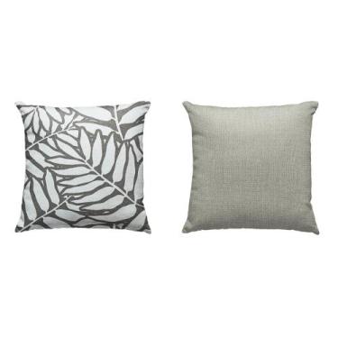 Imagem de Kit 2 Capas de Almofadas Decorativas Grandes para Encosto de Sofá Sala