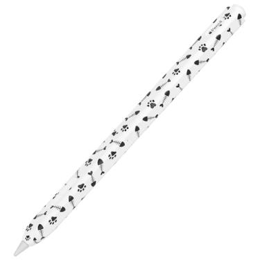 Imagem de GANGANPRO Capa padrão espinha de peixe premium compatível com Apple Pencil 2 - capa elegante e protetora para Apple Pencil 2ª geração - preta