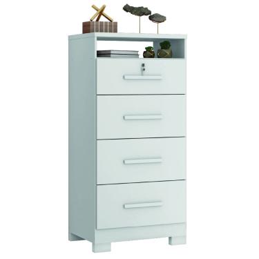 Imagem de Cômoda com Chave 4 Gavetas Primordial Max Zanzini