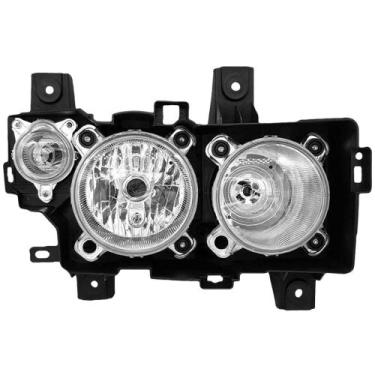 Imagem de Farol Mercedes Atego 2013 A 2018 Lado Motorista Foco Duplo - Orgus