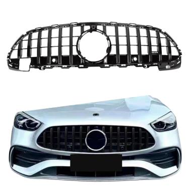 Imagem de Grade Frontal Mercedes Classe C W206 GTR Black Piano Câmera