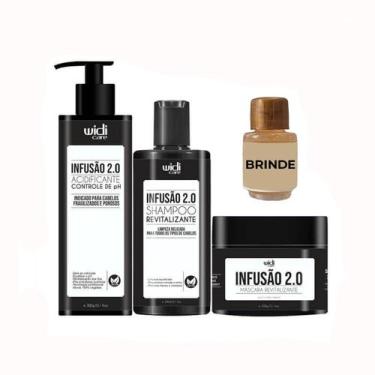 Imagem de Kit Widi Care Infusão 2.0 Acidificante Shampoo Másc + Argan Oil 7ml