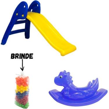 Imagem de Monte agora Brinquedo Escorregador Baby Kids 2 Degraus Infantil - Esco