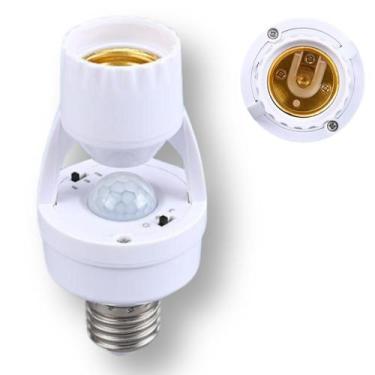 Imagem de Sensor De Presença Fotocélula Soquete E27 Bivolt - Genérico