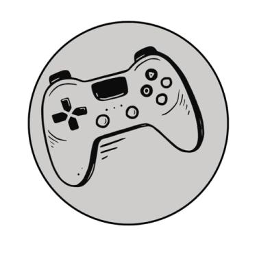 Imagem de Adesivo Personalizado Redondo Tema Games, 15cm (JG1, PAPEL COUCHÉ 190, 15CM)