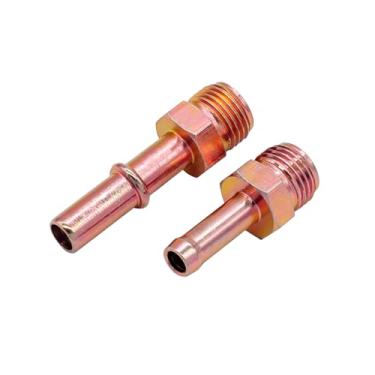 Imagem de V VELAMEIS Conector rápido da linha do radiador de refrigeração do motor para Jeep Wrangler YJ/TJ 2.4L 2.5L L4 4.0L L6 1987-2006, conector de tubo de óleo do refrigerador de transmissão de 3 fileiras