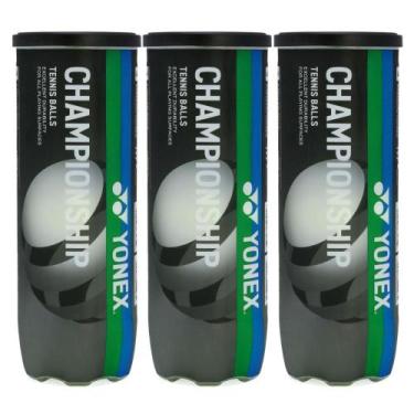 Imagem de Bola de Tênis Yonex Championship Pack com 03 Tubos