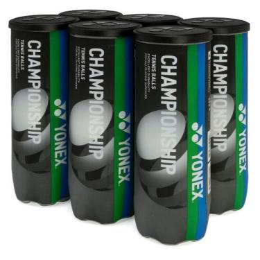Imagem de Bola de Tênis Yonex Championship Pack com 06 Tubos