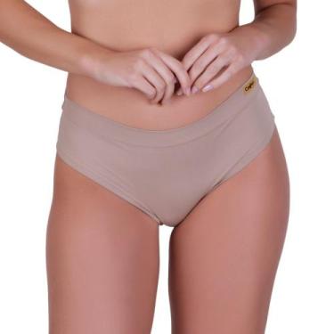 Imagem de Calcinha Conforto Microfibra -c14 MÔNICA - BELLA DA SERRA, Bege, G